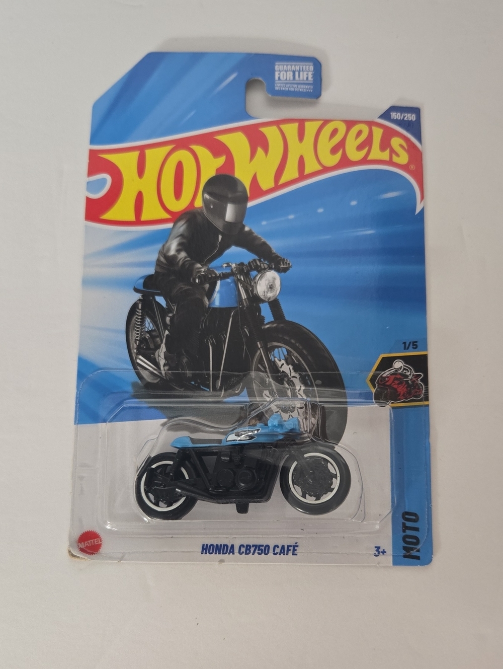 Honda CB750 Café Toy Motorcycle - Black & Blue